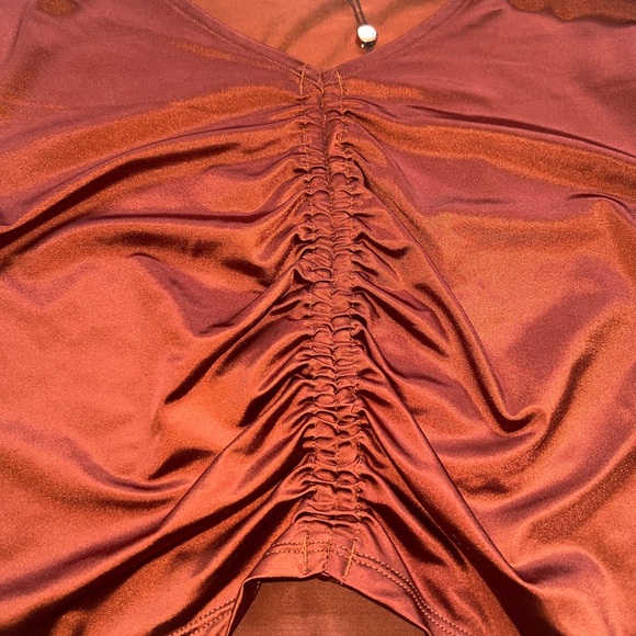 CALIA Ruched Rash Guard Two-Piece Set | Size Large NWT | Retail $100+ - Picture 4 of 8